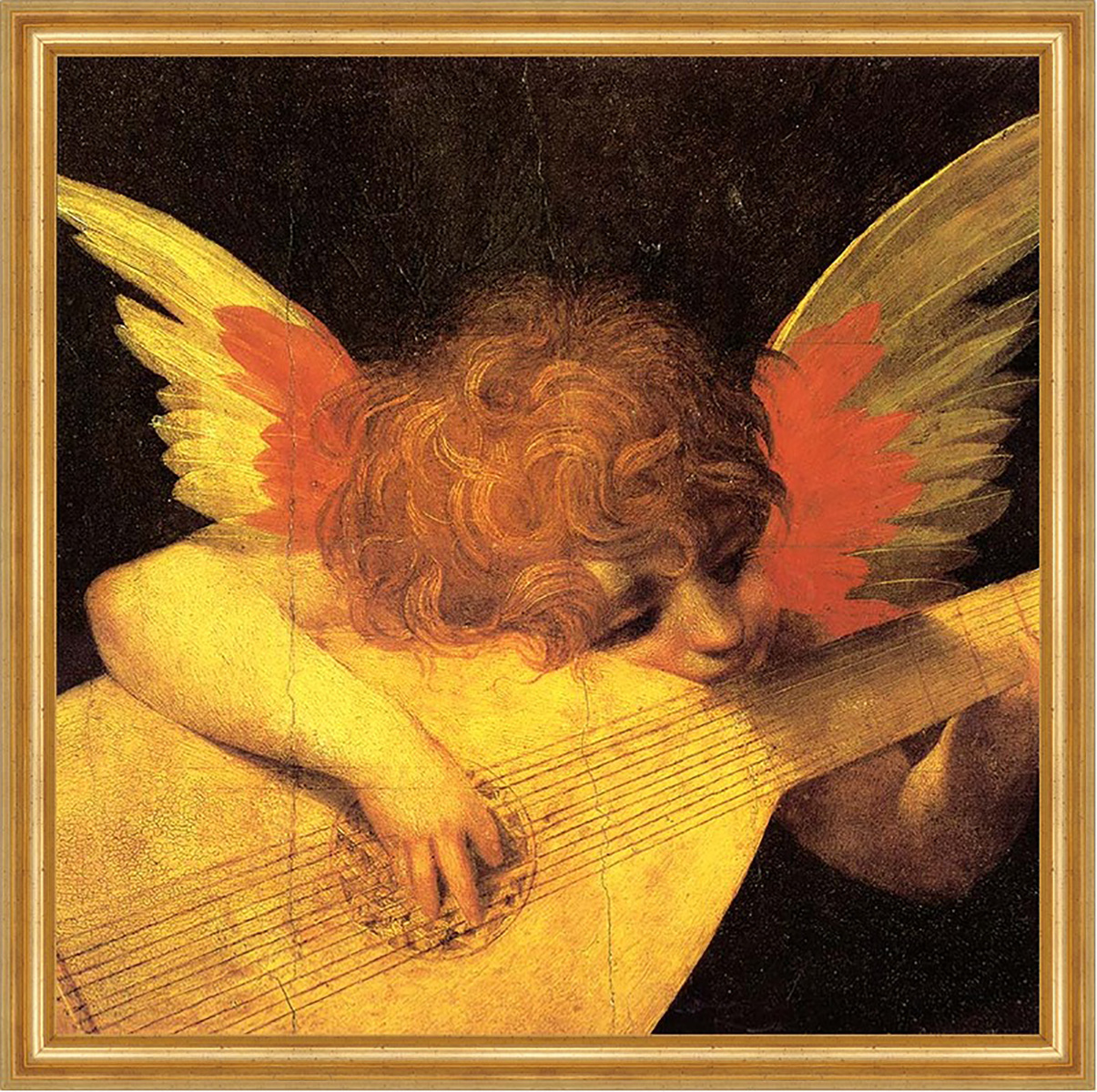 Musizierender Engel von Rosso Florentino Laute spielen St Musizierender Engel von Rosso Florentino Laute spielen St