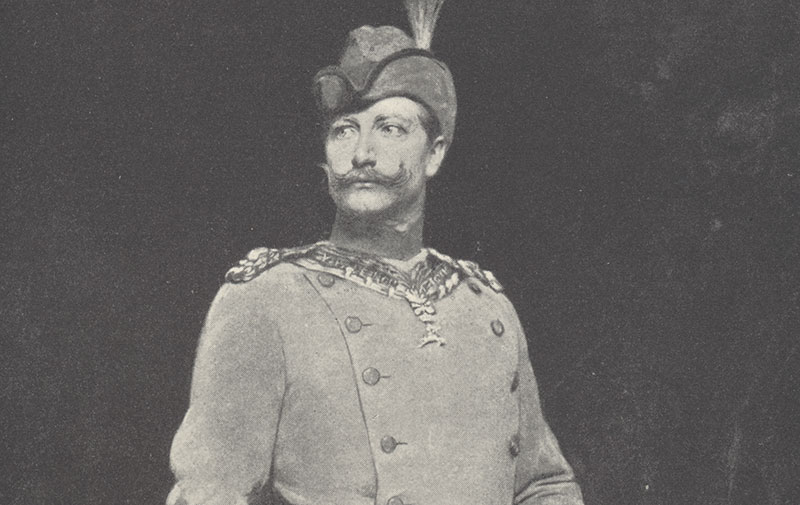 Kaiser Wilhelm II. in der Hof Jagd Uniform Stiefel Sporen Deutsches