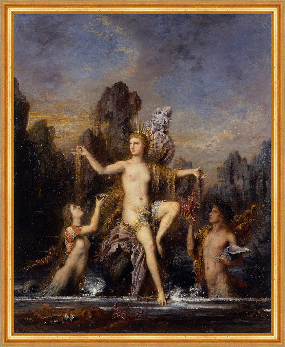 Venus Rising from the Sea Gustave Moreau Mythologie Göttin Sankt B A1 02182