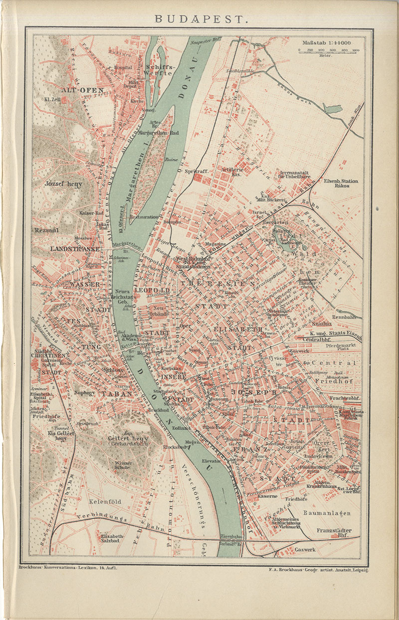 Eine fahrt mit der standseilbahn in buda bietet eine tolle. Zentrum Budapest Altstadt - Budapest Stadtplan Donau Josephstadt Margarethenbrücke ...