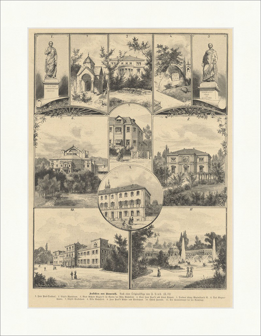 Ansichten Aus Bayreuth Trost Deutsches Reich Bayern Schloss
