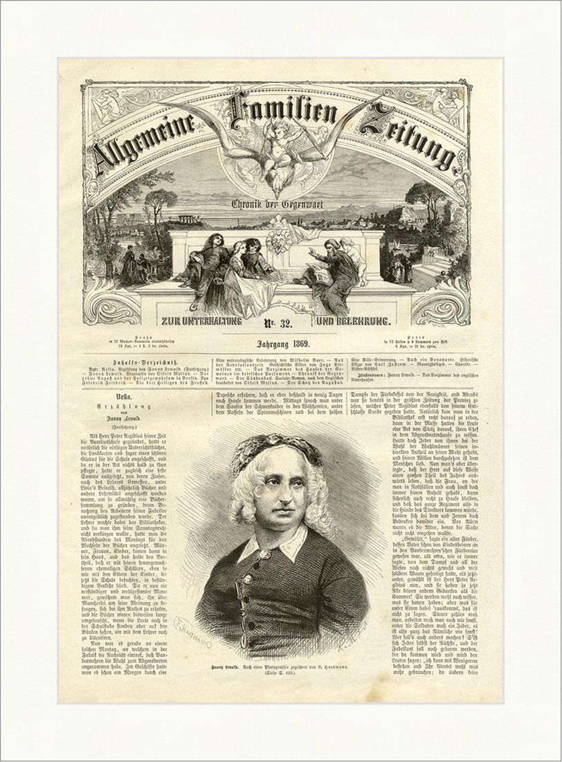 Fanny Lewald deutsche Schriftstellerin Königsberg Dresden Locke