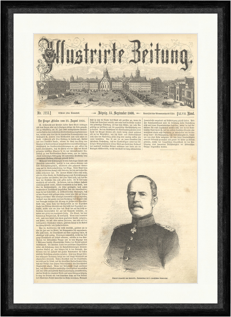 General Herwarth von Bittenfeld, Commandeur d. preuß. Armee Faksimile_E