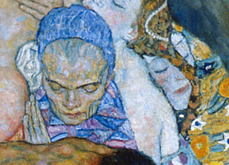 Tod und Leben Detailausschnitt Secession Jugenstil