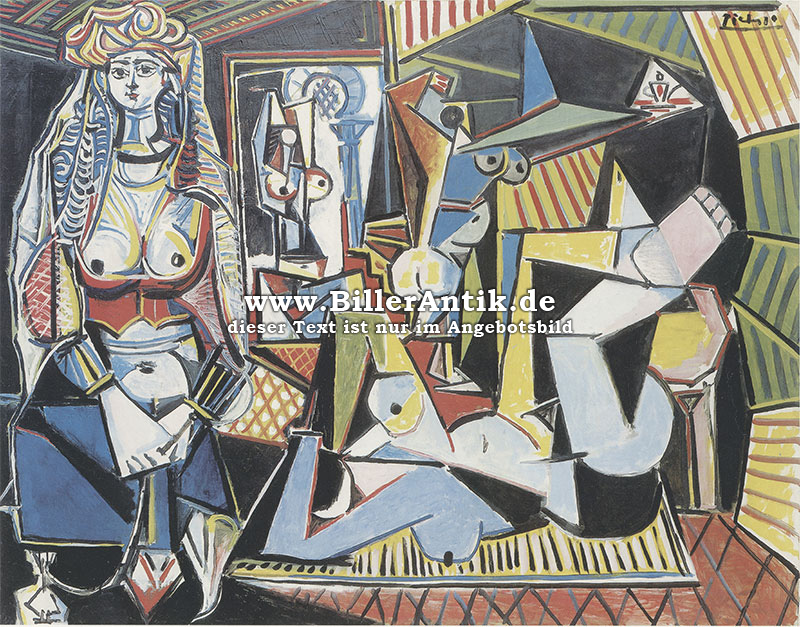 Die Frauen Von Algier Nach Delacroix Turban Bazar Pablo Picasso Auf Platte 081 Ebay