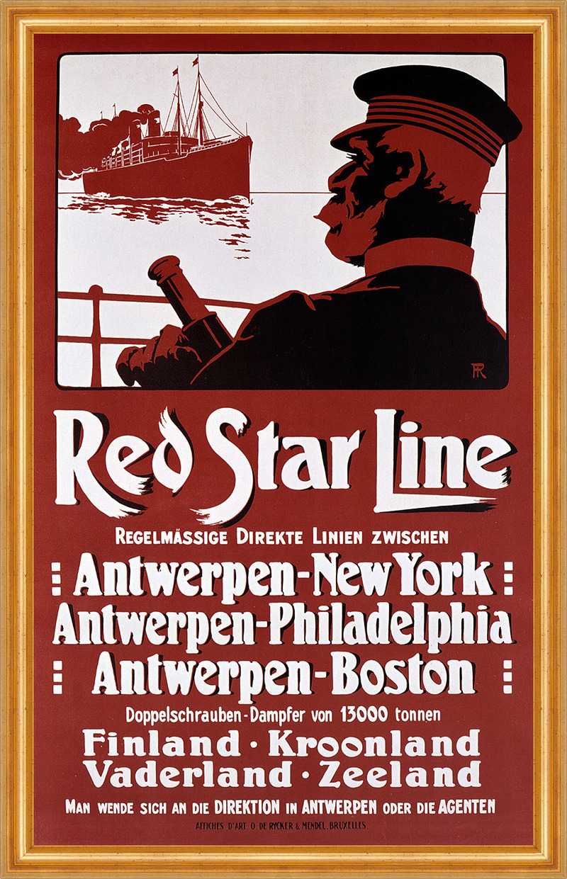 Red Star Line Antwerpen New York Philadelphia Boston Finnland Plakate A2 295 Ebay