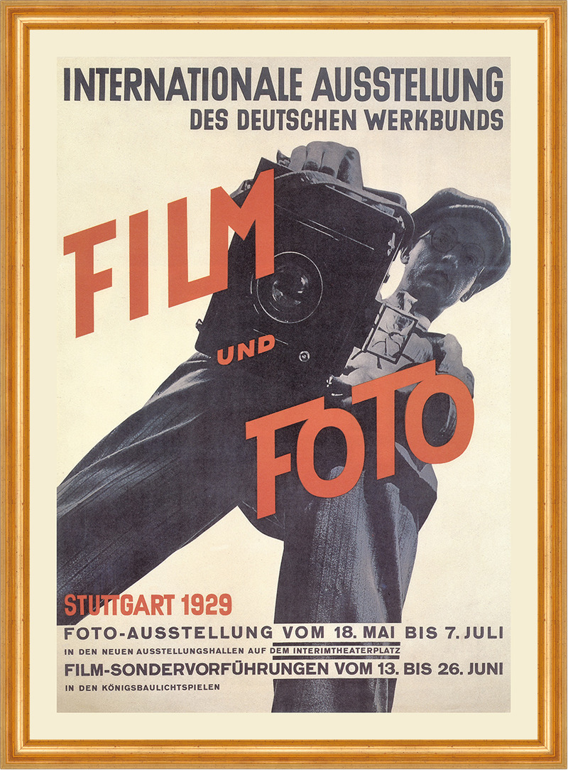 Internationale Ausstellung Film und Foto Deutscher Plakate A2 405 Gerahmt