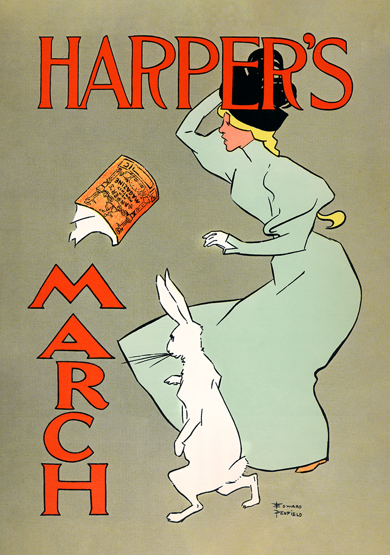 Harpers March Edward Penfield Maler Poster Kunstdruck Magazin Plakate A3 432
