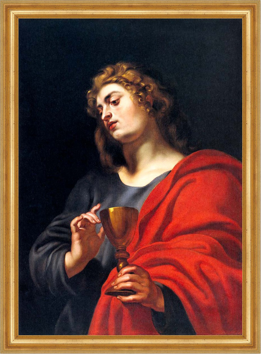 Johannes von Peter Paul Rubens Cumberland Serie Apostel Sankt A3 0009 Gerahmt